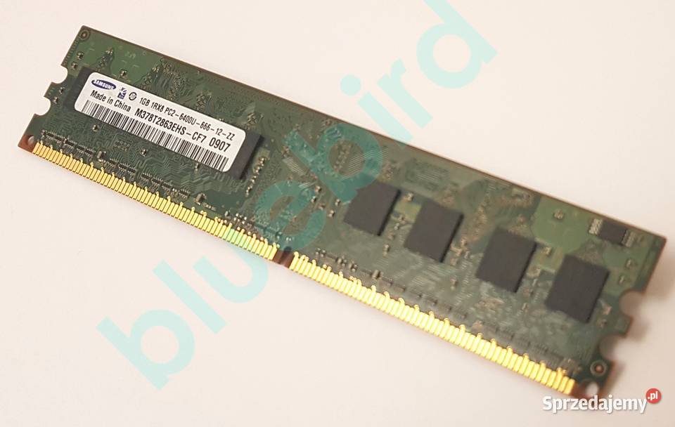 Kość RAM 1GB DDR2 Samsung PC26400U 800 MHz Pamięci Kraków