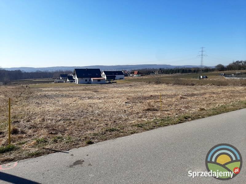 Ujazd gm Zabierzów kształtna działka budowlana