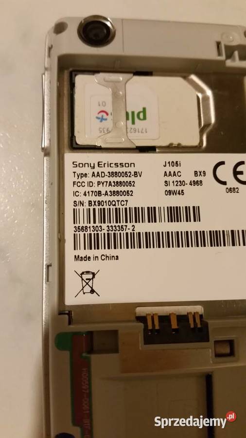 Telefon SONY ERICSSON J105i Puławy sprzedam