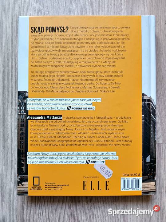 Mój Nowy Jork Alessandra Mattanza Rok wydania 2015 Kraków