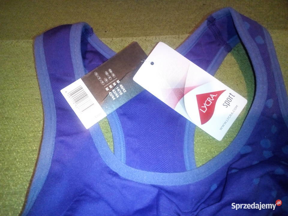 Biustonosz sportowy damski CRIVIT Lycra Sport M Zebrzydowa