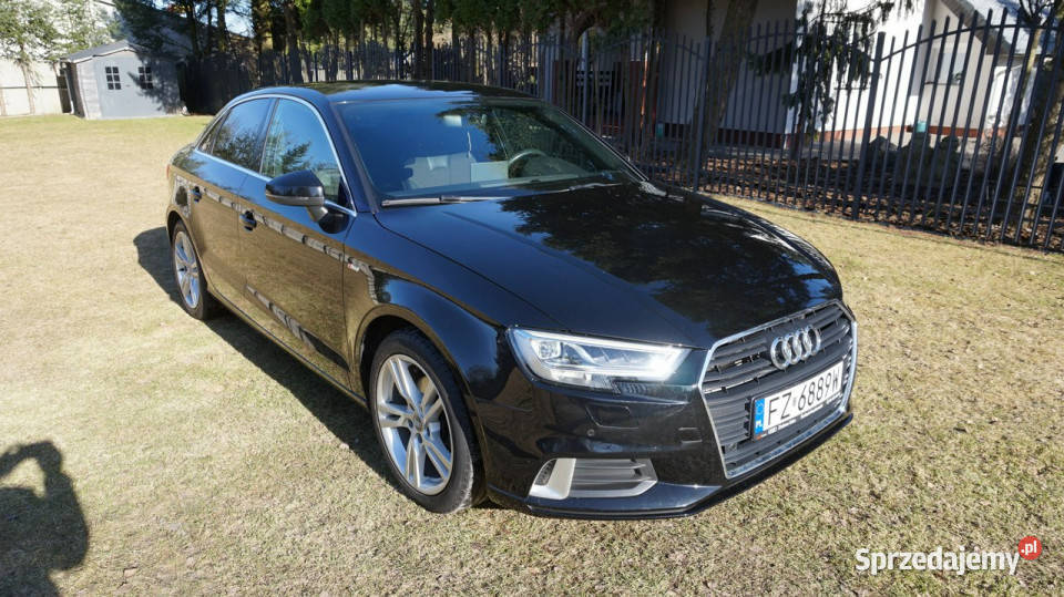 Audi A3 Limousine SLine automat Gwarancja 8V elektrycznie ustawiane fotele A3 lubuskie Zielona Góra