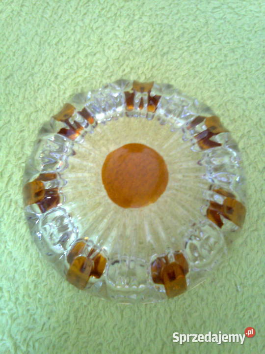 Popielniczka krysztalowa Huta Julia Łódź sprzedam