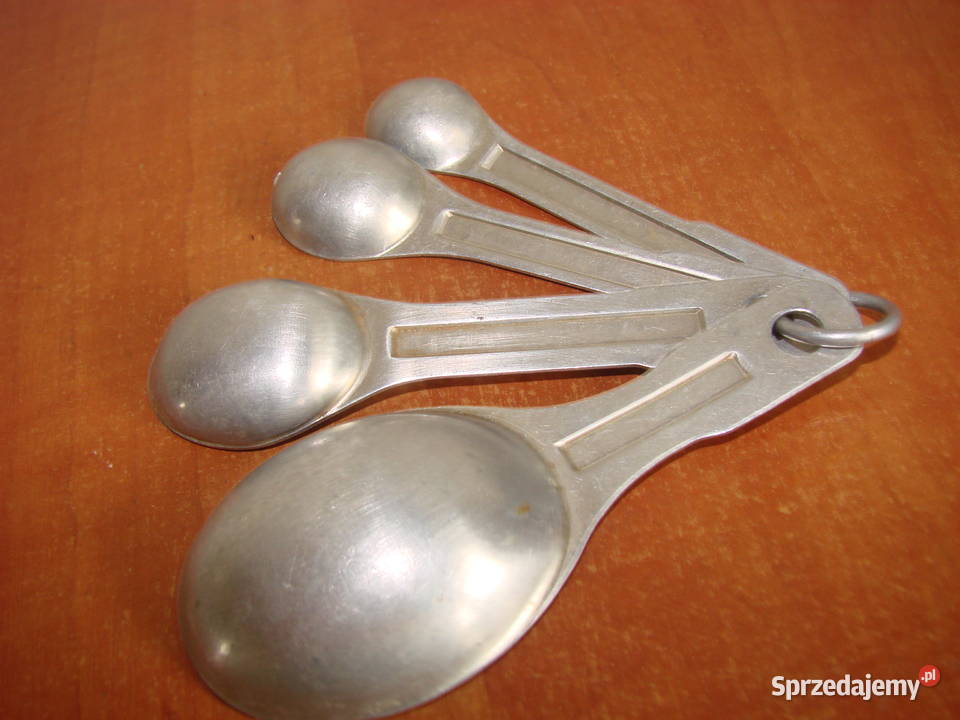 stare aluminiowe łyżeczkimiarki do herbaty Pruszcz Gdański