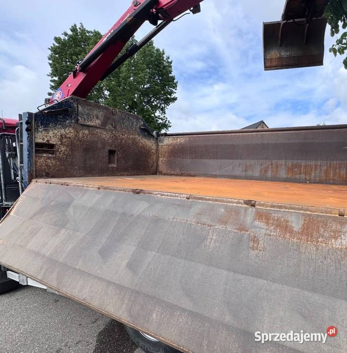 Uzywana Wywrotka 6x6 z dzwigiem bordmatic MAN diesel Wywrotki Warszawa