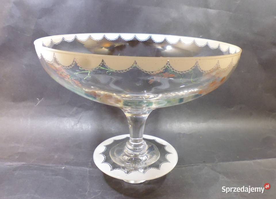 Patera Szklana Orrefors Rękodzieło Warszawa