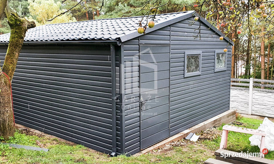 GARAŻ BLASZANY 5m x 5m blachodachówka Brama 3x 484zł/m2 dolnośląskie Wrocław
