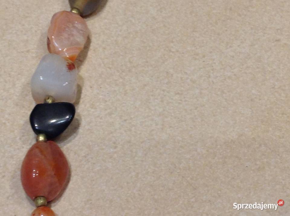 Naszyjnik z Kamieni Szlachetnych Vintage Nowa Sól