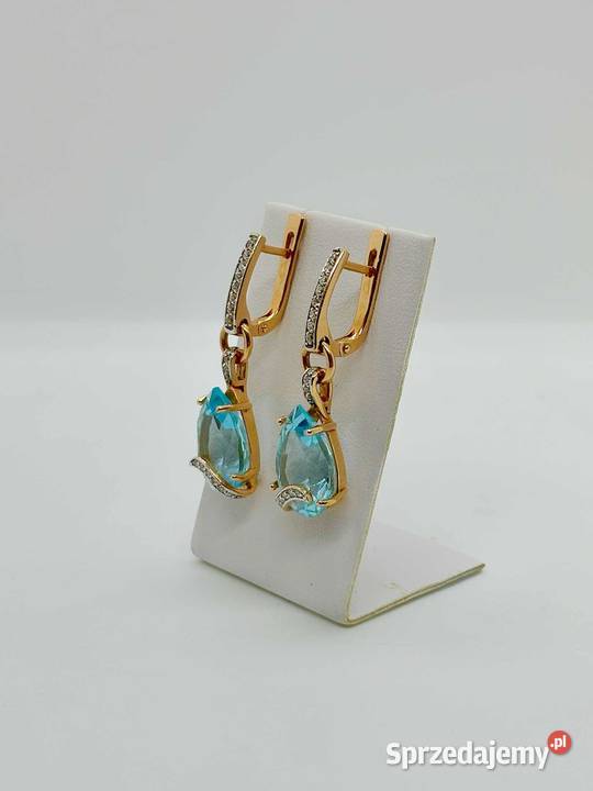 Złote Kolczyki pr 585 832g złoto Elbląg