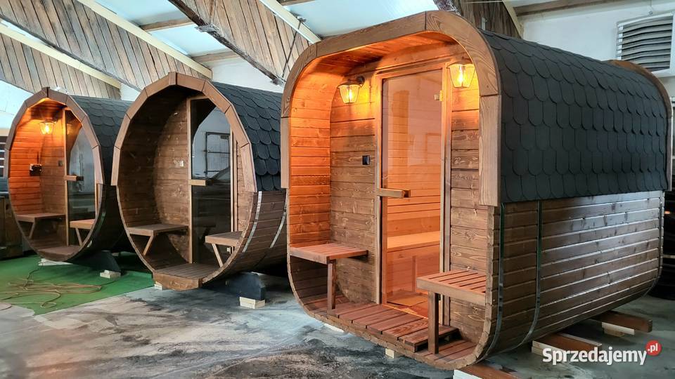 Sauna ogrodowa Kostka Okazja Dostępna ręki Sauny Jarosław sprzedam