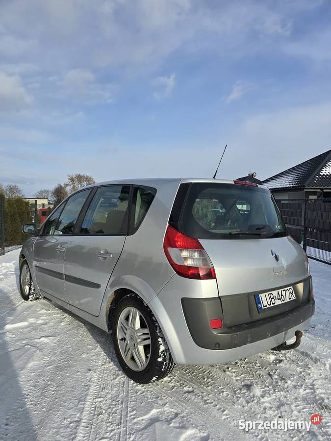 Renault Scenic 16benzyna 115 2005r srebrny Szopinek sprzedam