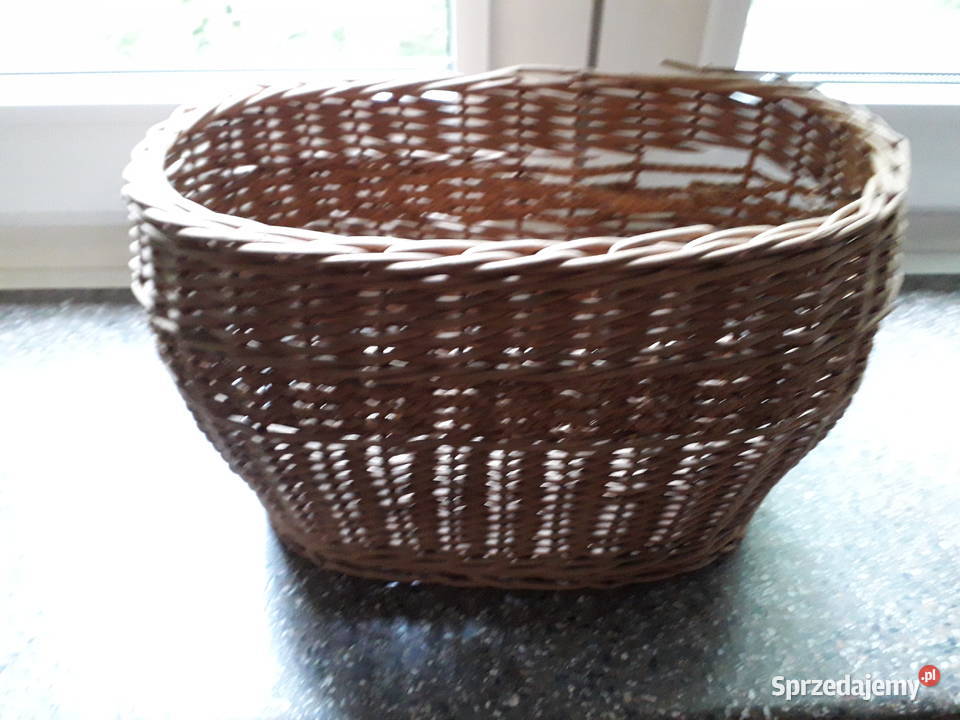 Koszyk wiklinowy owalny ok 28x16 głęboki na 17 Kraków