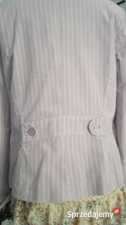 FRANCUSKI ŻAKIET PUDROWY RÓŻ r 42 wielkopolskie Piła