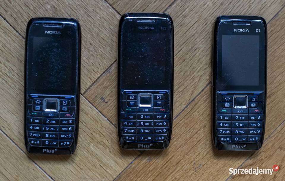 Telefon komórkowy Nokia E51 komórka 3 sztuki