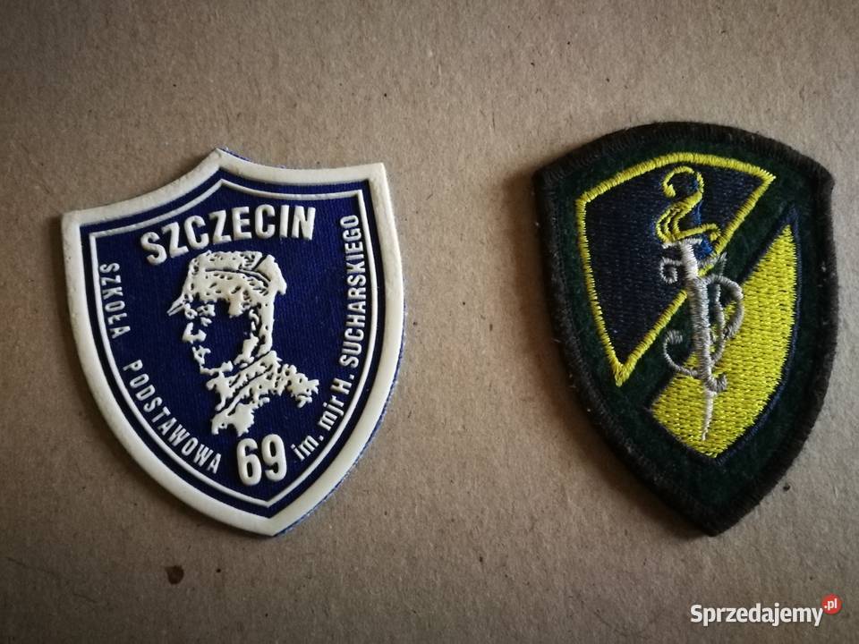 Tarcza szkolna SP 69 Szczecin Oznaka 2 Brygady