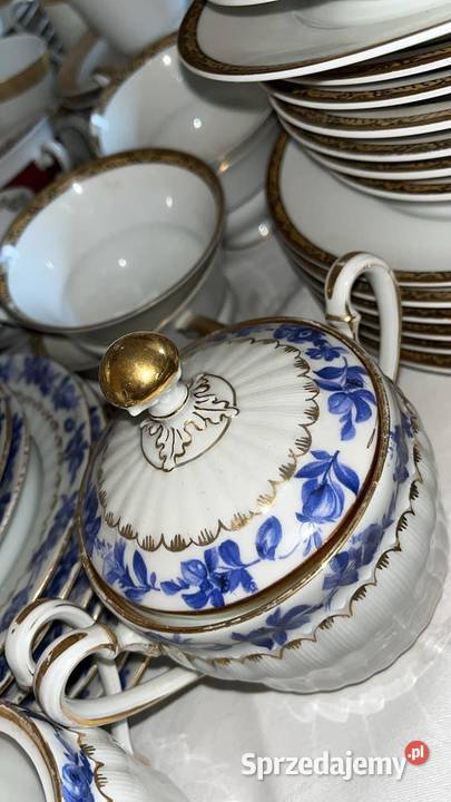 Filiżanka z talerzykiem Sygnatura Knigszelt PK Gdańsk