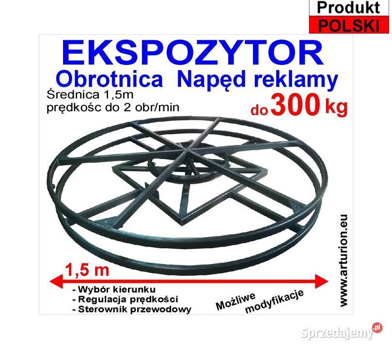 Obrotnica Ekspozytor napęd reklamy podest do 300 Warszawa