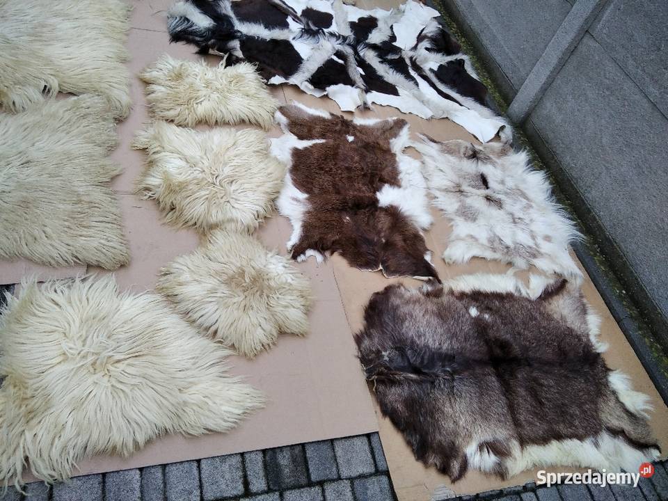 Skóra naturalna dekoracja dywanik chodnik Gniezno sprzedam