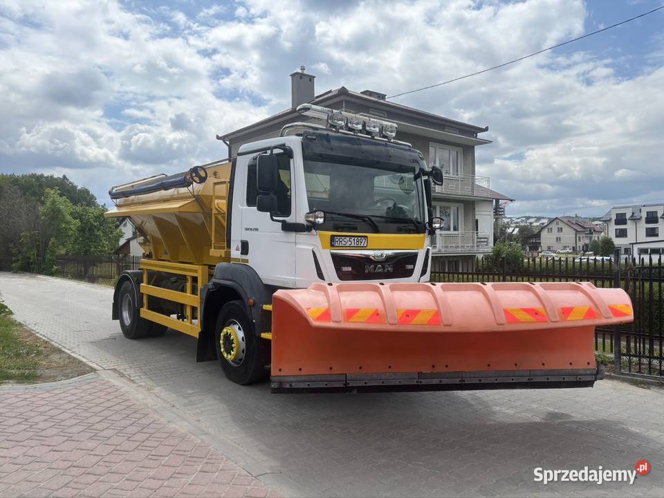 MAN TGM 18290 4x4 Piaskarka Solarka econ 2015 serwisowany w ASO Ropczyce