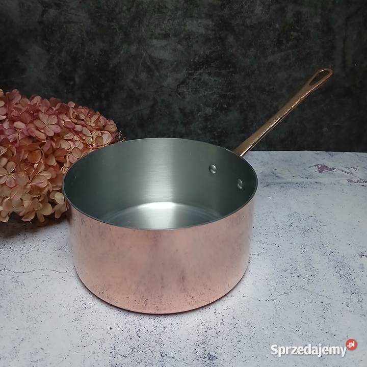 Miedziane rondle miedziany garnek rondel komplet mazowieckie Warszawa