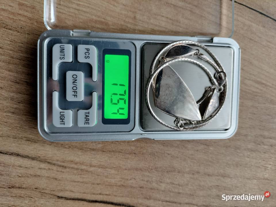 Srebrna kolia naszyjnik 925 47 długość Choszczno sprzedam