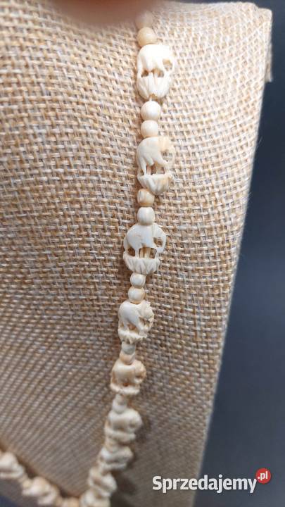 Naszyjnik ze słoniami