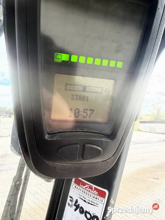 wózek widłowy elektryczny LINDE E20L Triplex Działoszyn sprzedam