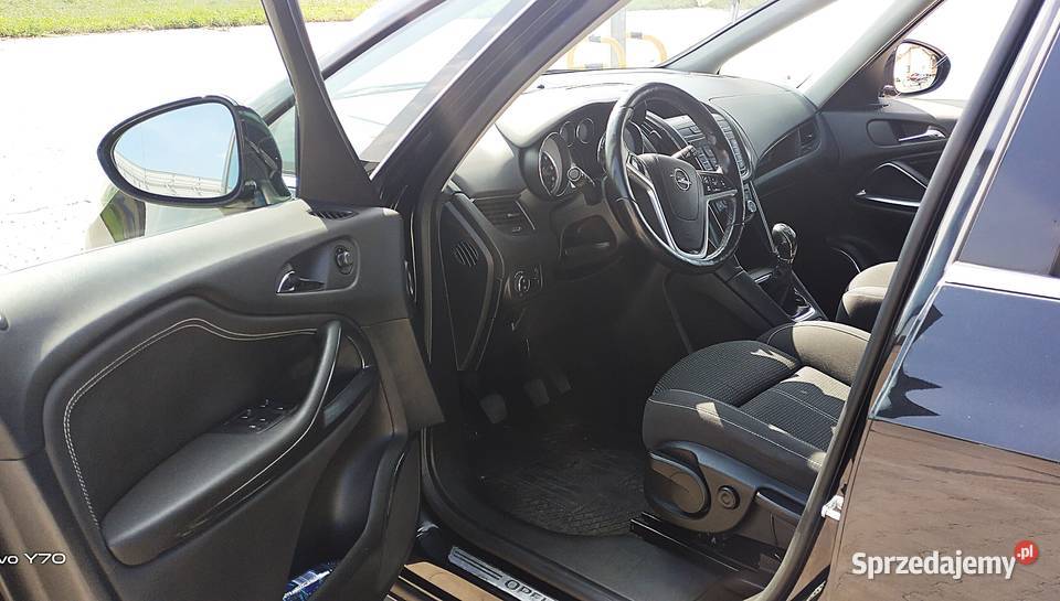 Opel Zafira 20 cdti 7osobowy zarejestrowany czarny Ciechanów
