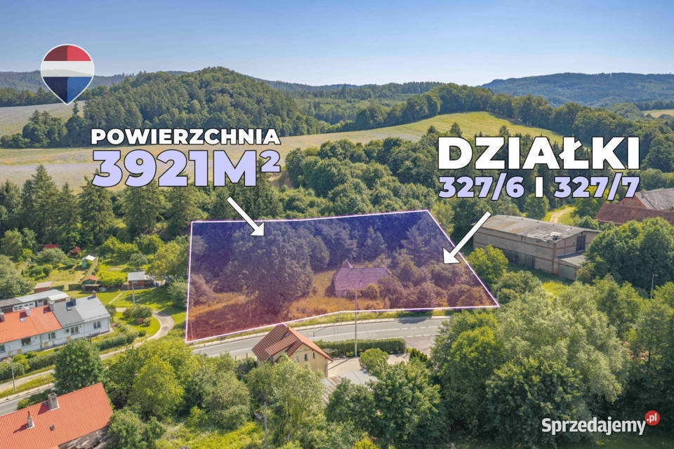 Na sprzedaż 3921 m DK8 z mediami Jeleniów