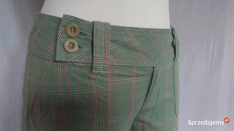 Spodenki zielone BIODRÓWKI kratka r 3638 Topshop Kratka podlaskie Białystok