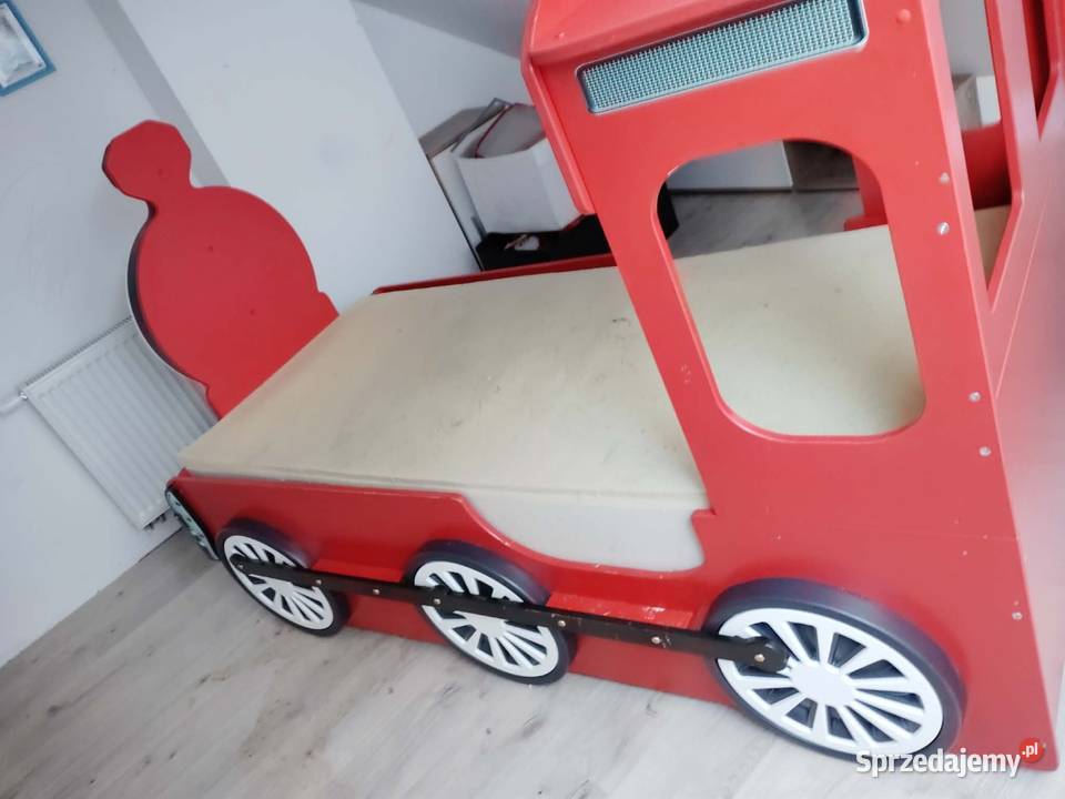 Łóżko lokomotywa dziecięce LOCO Pępowo