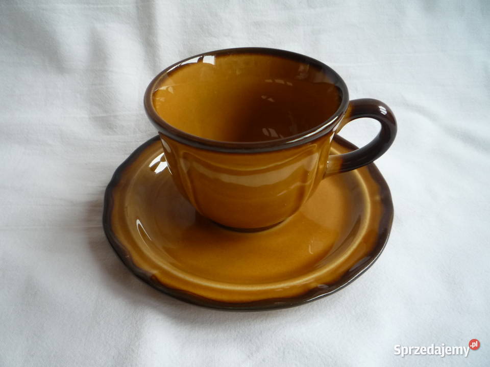 NOWY Porcelit Pruszków 4 filiżanki i 4 talerzyki Szczecin