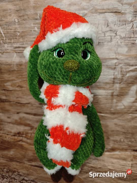 Maskotka Grinch na szydełku Maskotki Szczecin