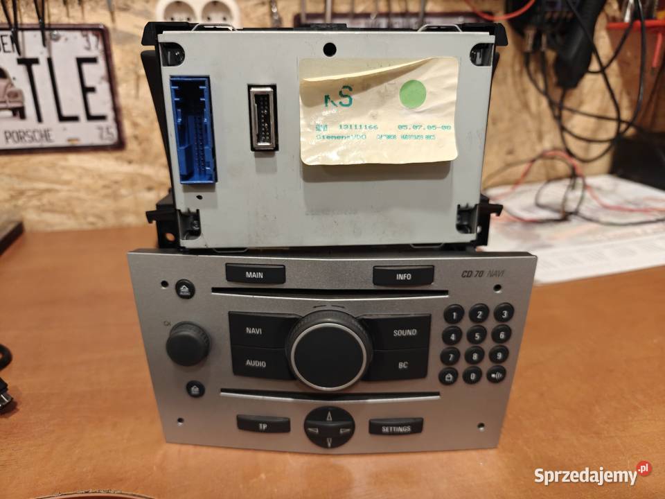 Opel Astra H wyświetlacz CID kolorowy Cd70 navi Międzyrzecz