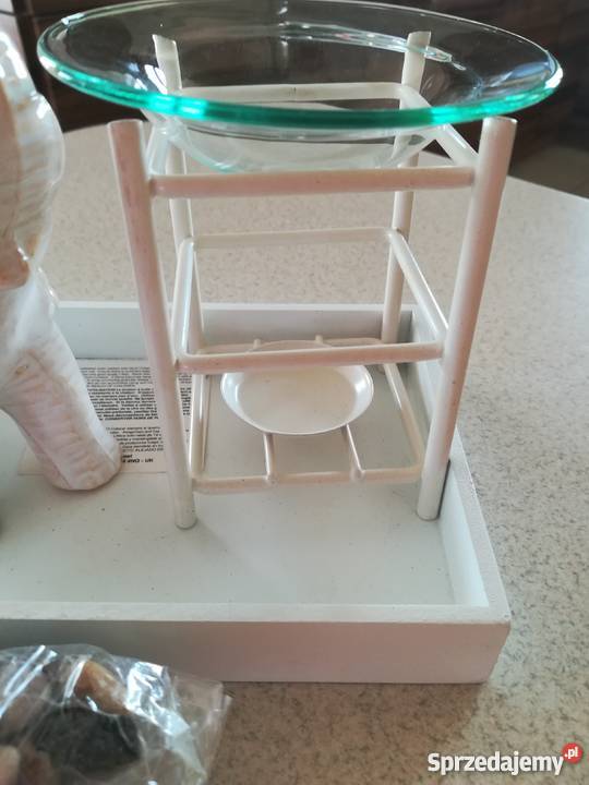 Lampka zapachowa dekoracja ozdoba słoń ceramika Zamość