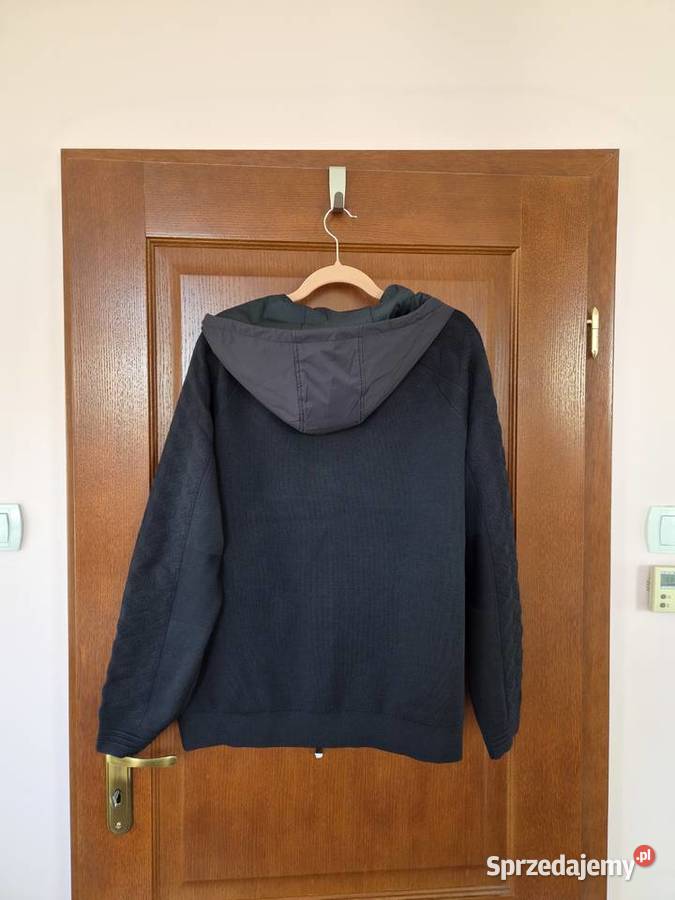 Nowa ciemnoszaragranatowa męska bluza rozpinana Rozmiar L Bibice