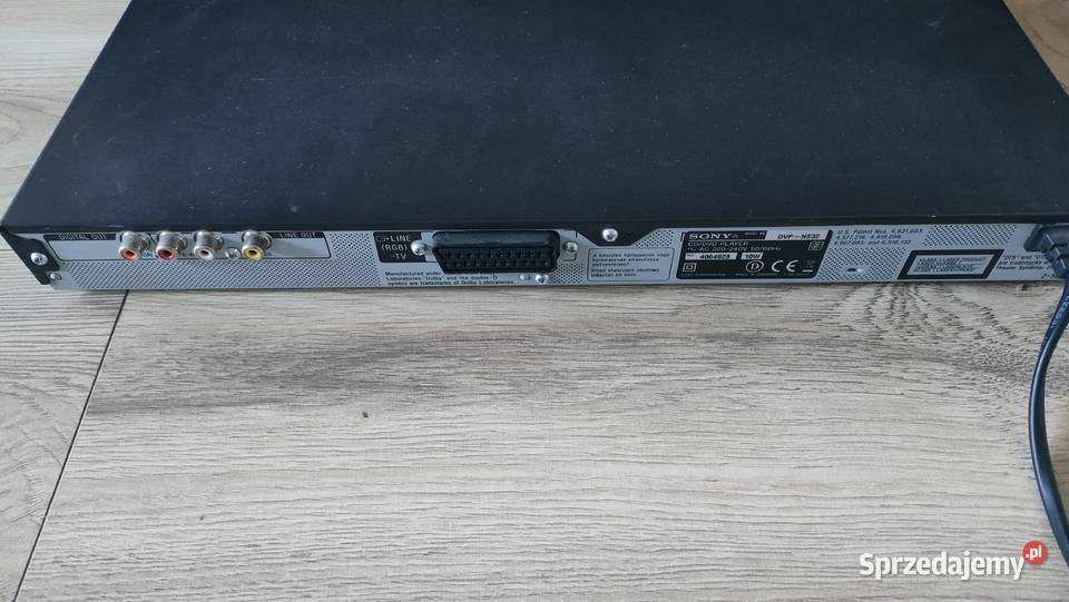 Sony DVPNS32 Odtwarzacz CD DVD DivX Coaxial