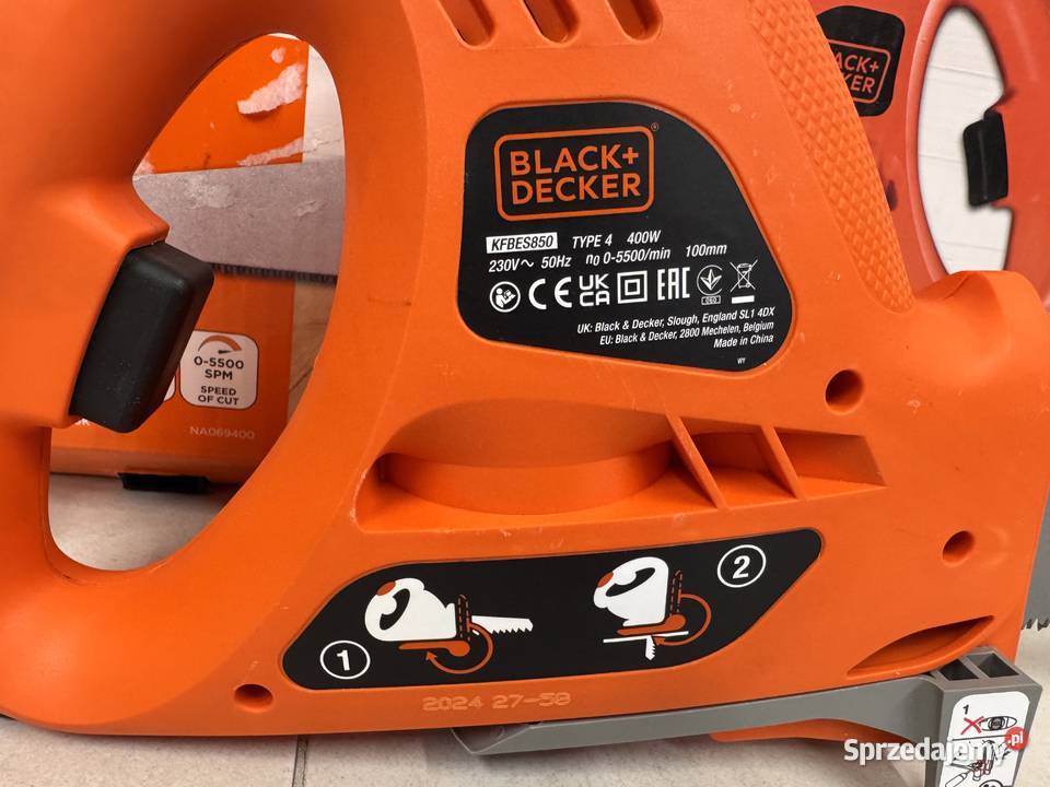 Piła szablasta Black Decker KFBES850 2024r 400W Lesieniec