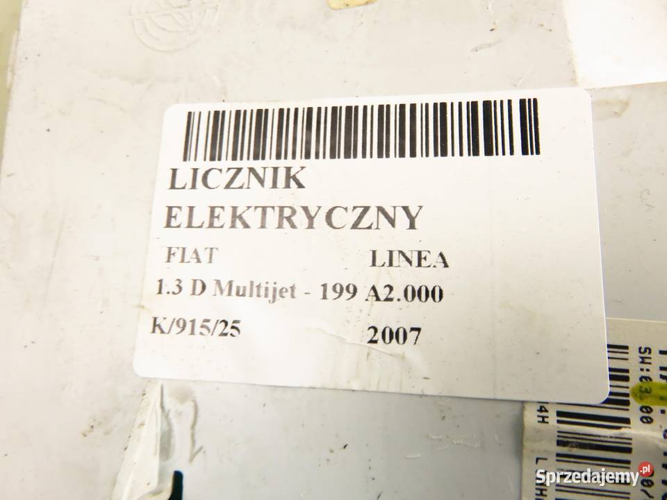 LICZNIK FIAT LINEA 13 D Multijet 51778412