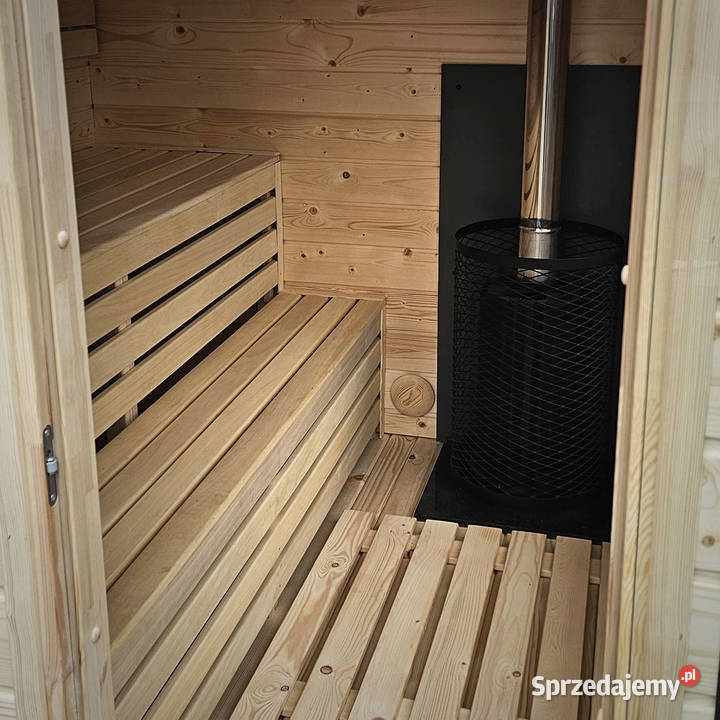 SAUNA OGRODOWA CUBE LUX 220 x 220 z szybą dolnośląskie Wrocław