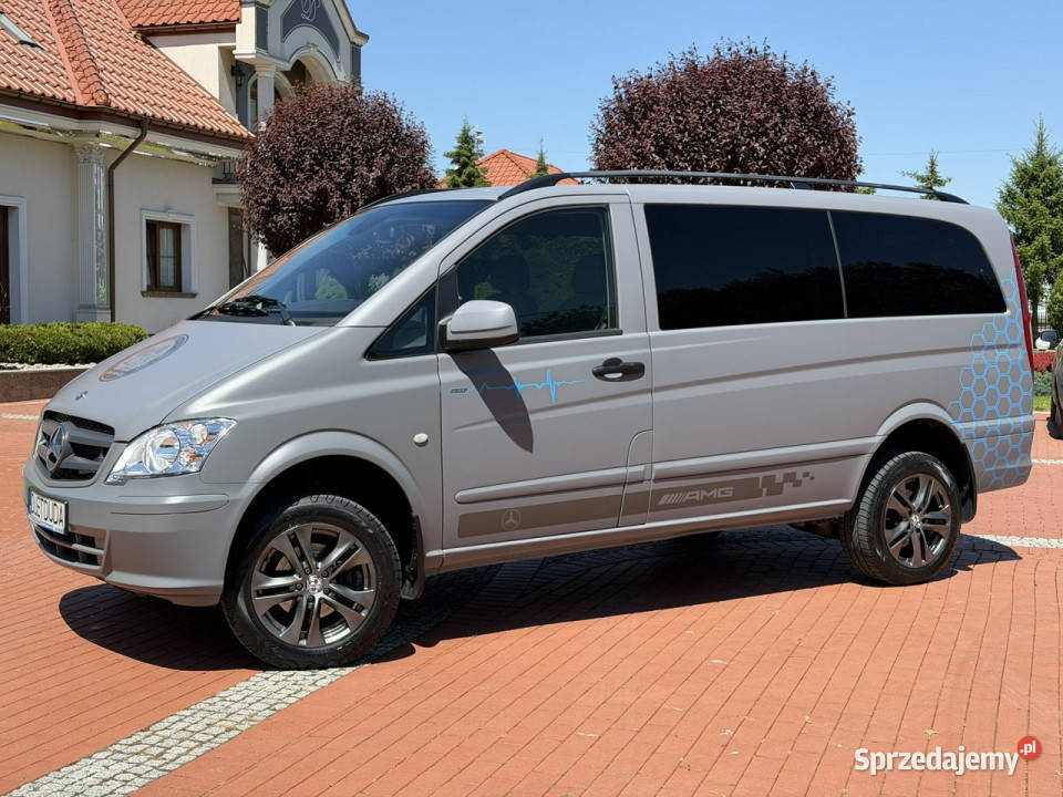 Mercedes Vito 30 CDI AMG 4x4 Automat 8 osób LONG kurtyny powietrzne sprzedam