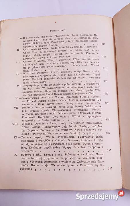 TAJEMNICZA WYSPA Juliusz Verne TOM 1 Hajnówka