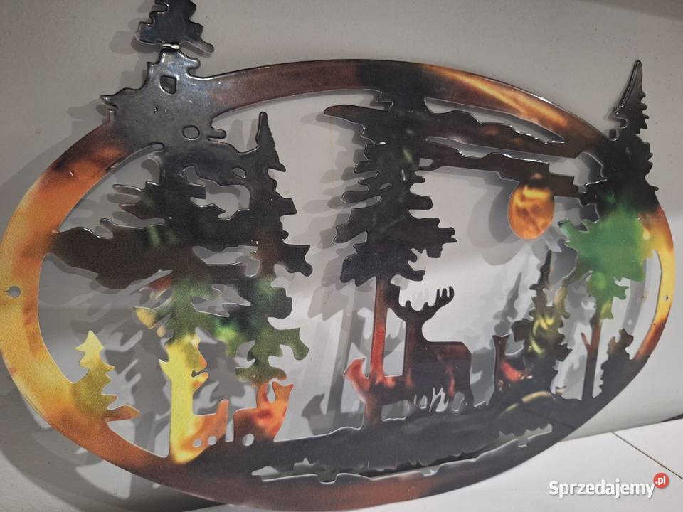 Dekoracja świąteczna metalowa jesienna Nowa wielkopolskie Kalisz