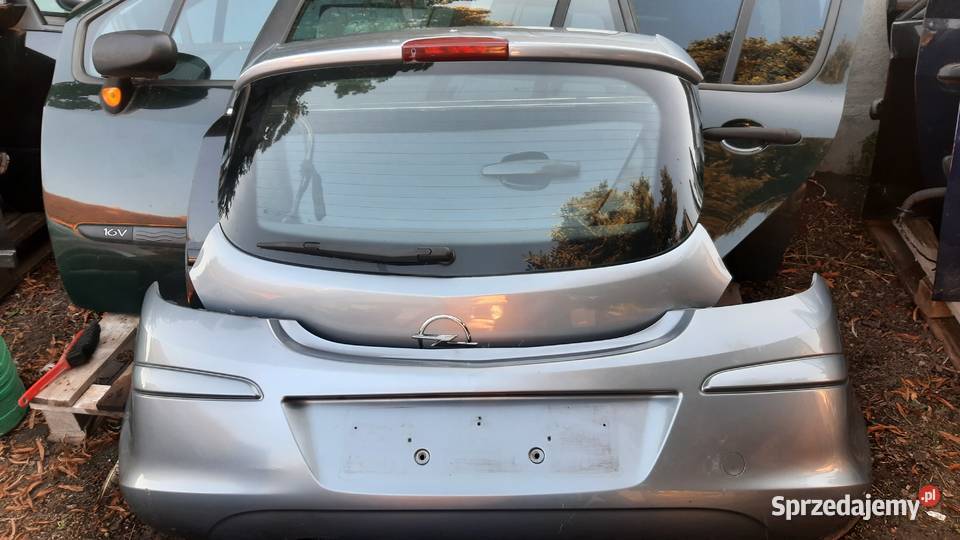 zderzak tylny klapa Opel Corsa D lak Z157 w Zderzaki dolnośląskie Dębno