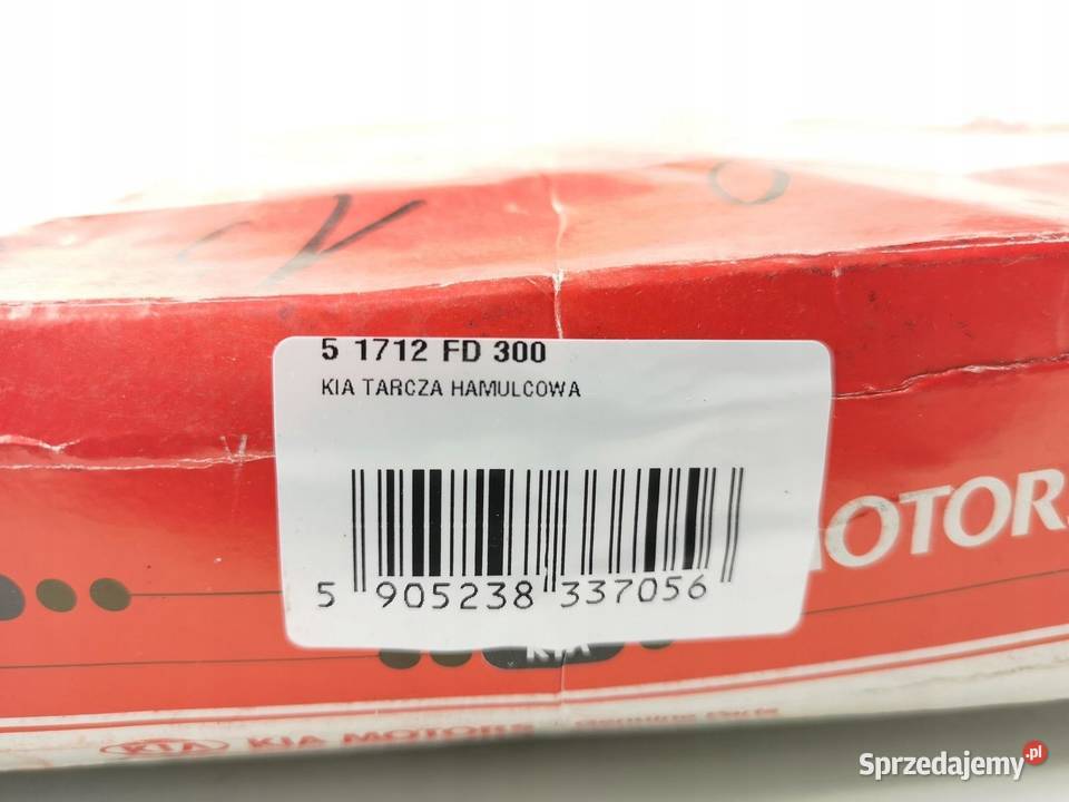 TARCZA HAMULCOWA PRZÓD KIA RIO 13 15 20002005 sprzedam
