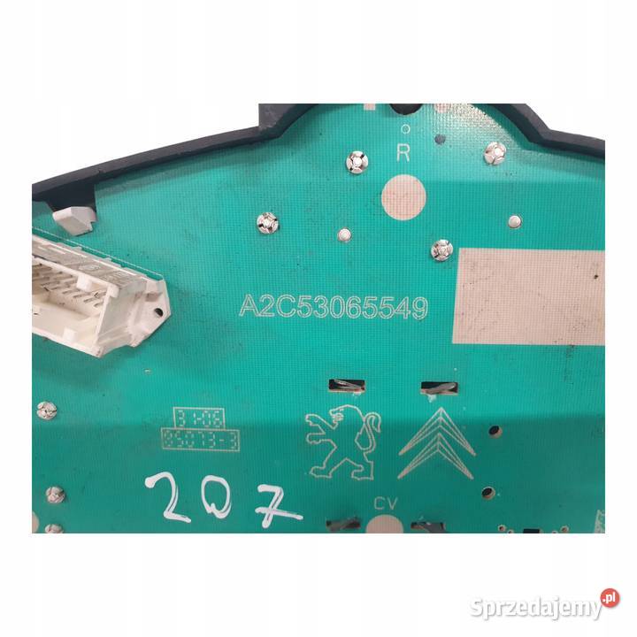 LICZNIK ZEGARY A2C53065549 Peugeot 207 14 16 VTI sprzedam