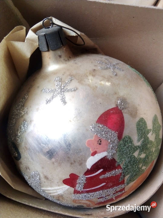 6 starych bombek vintage PRL Częstochowa