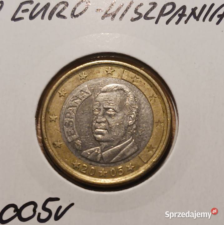 1 Euro Hiszpania 2005 r