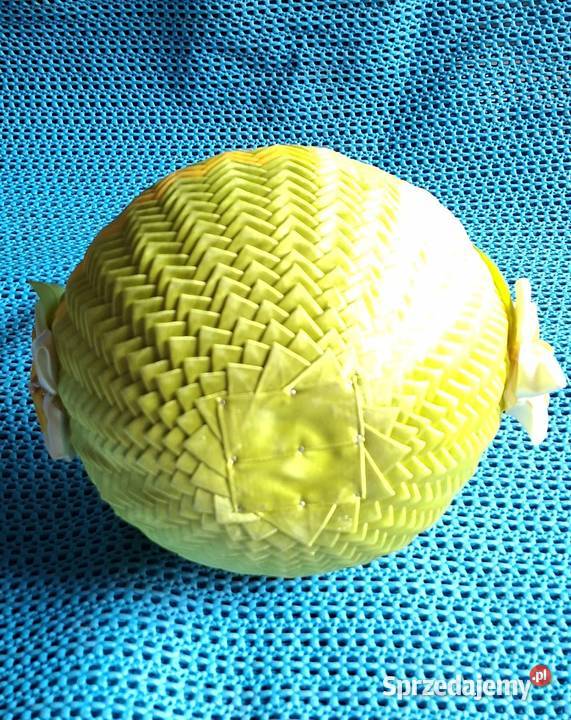 Koszyk wielkanocny okrągły zielony mazowieckie Małkinia Górna