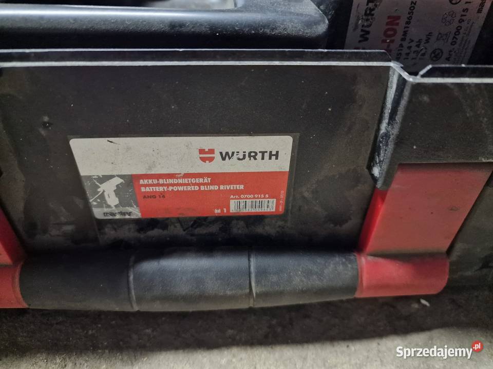 Nitownica akumulatorowa WURTH Dom i Ogród Laryszów